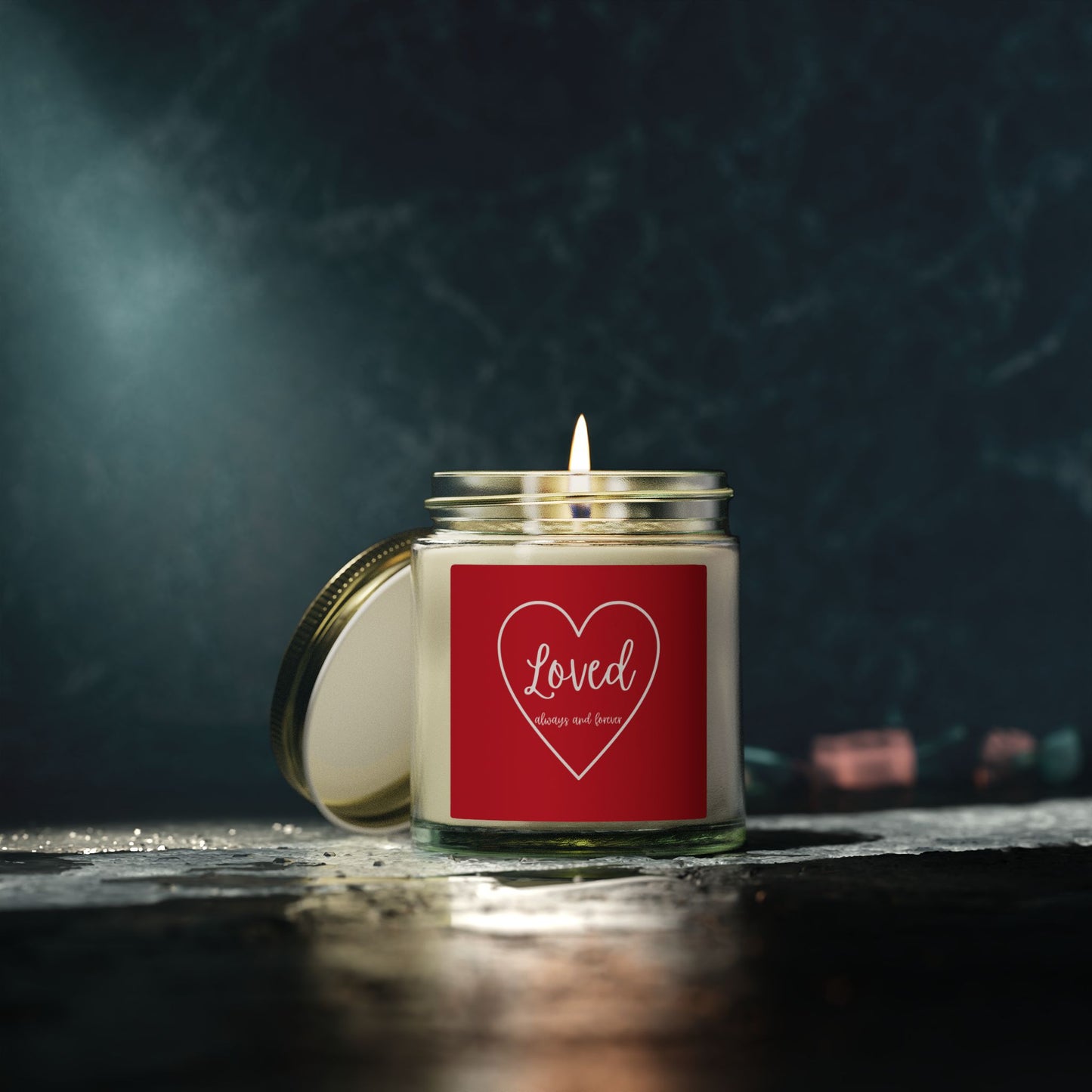 Loved Scented Candle — Coconut Apricot Wax (4oz/9oz)
