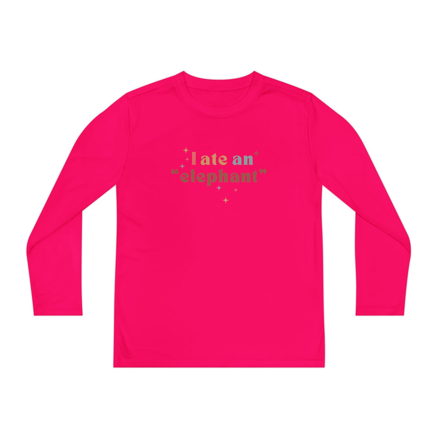 "I Ate an 'Elephant'" Teen Long Sleeve Tee