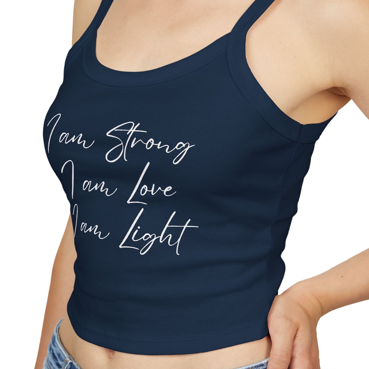 I am Light Women's Spaghetti Strap Tank Top