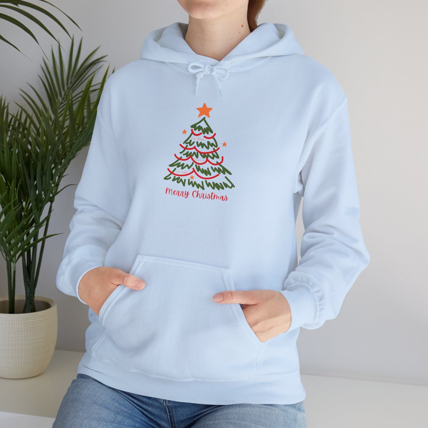 Christmas Tree Sketch Hoodie