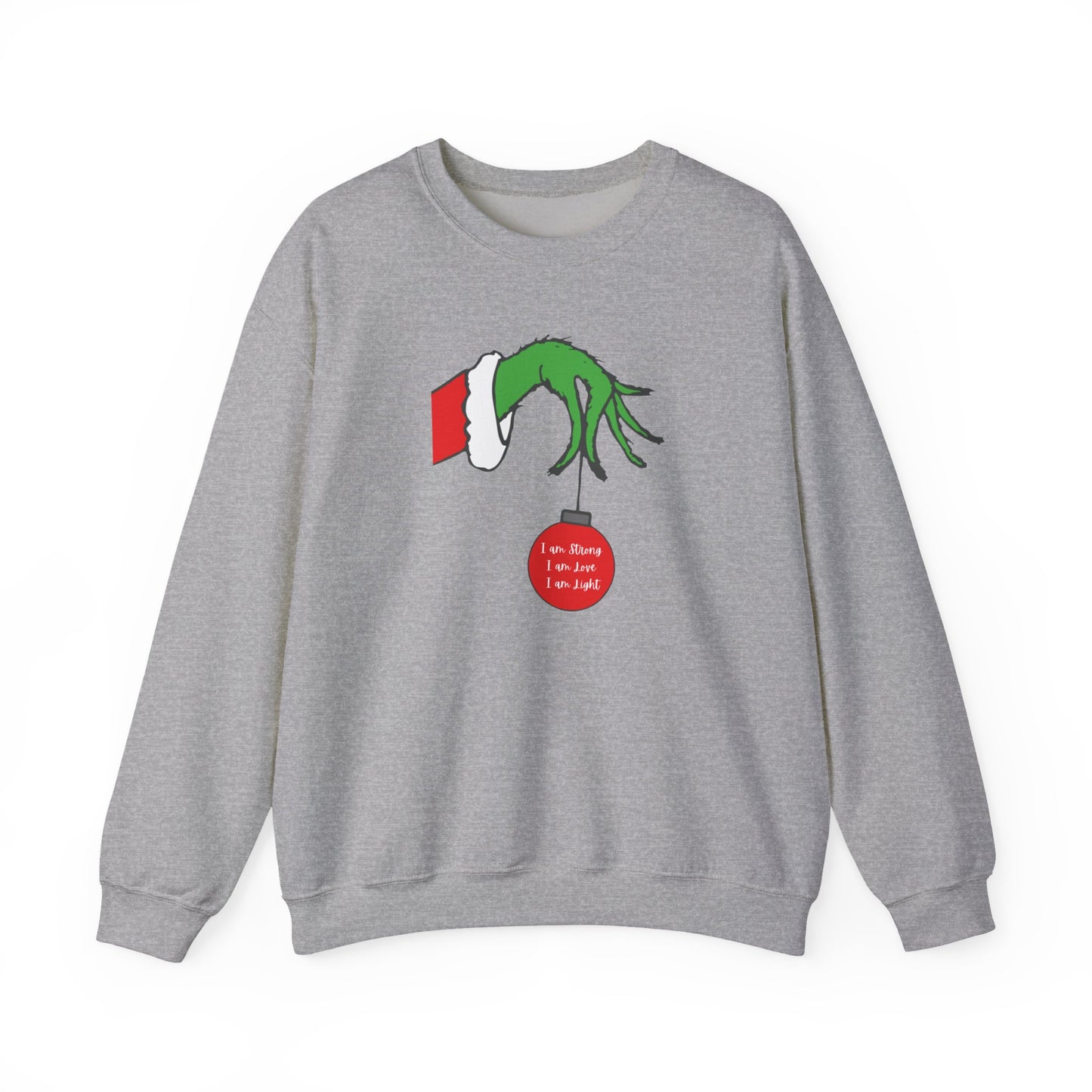 Grinch Hand Ornament Sweatshirt