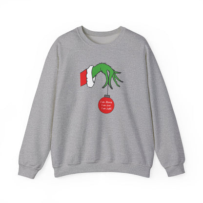 Grinch Hand Ornament Sweatshirt