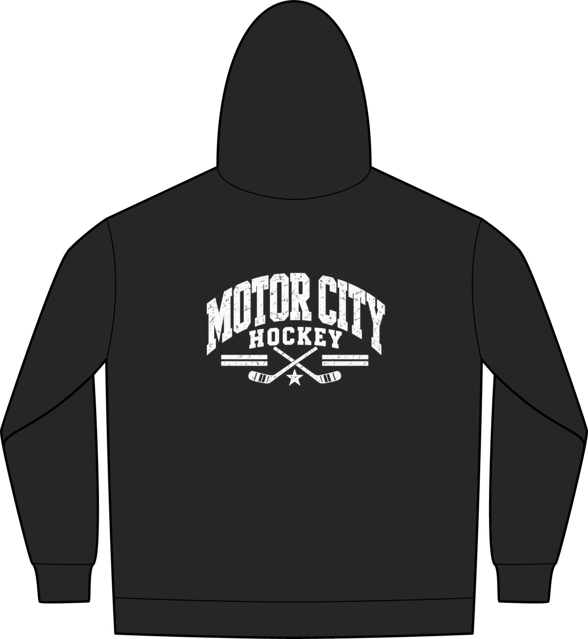 Motor City Hockey Full-Zip Hoodie