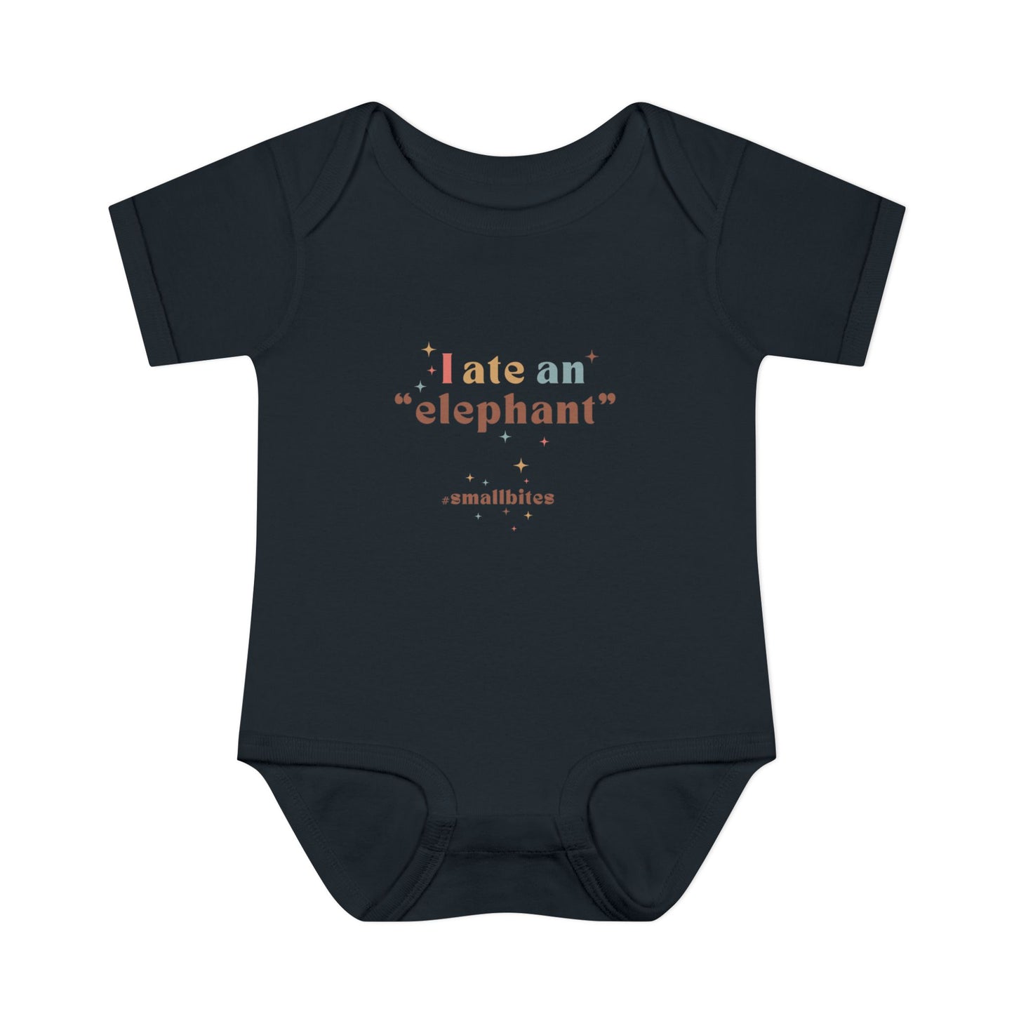"I Ate an 'Elephant'" Infant Baby Rib Bodysuit