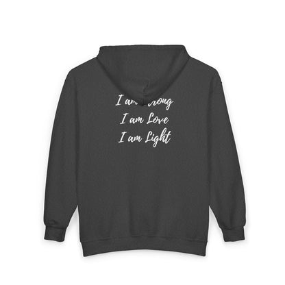 I am Light Unisex Heavy Blend™ Full Zip Hooded Sweatshirt