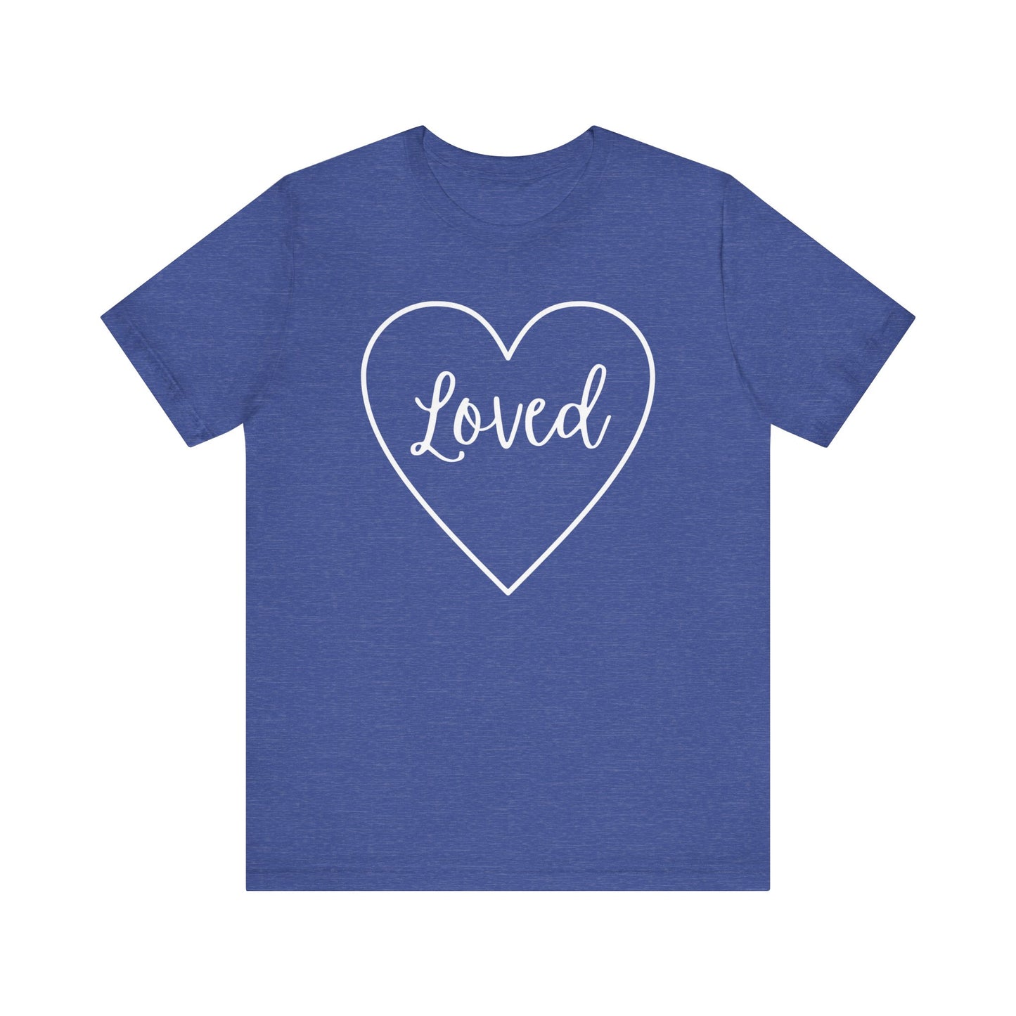 Loved Heart Unisex Jersey Tee