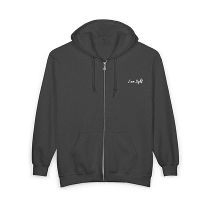 I am Light Unisex Heavy Blend™ Full Zip Hooded Sweatshirt