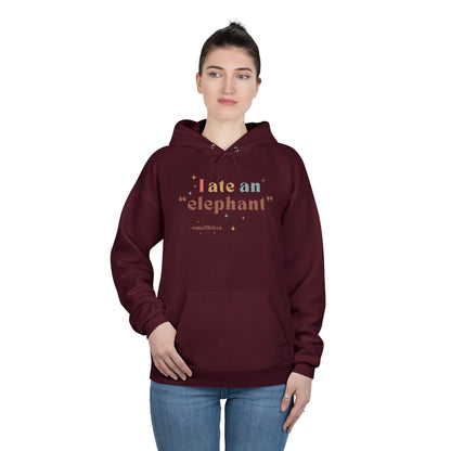 'I ate an "elephant"' Hoodie