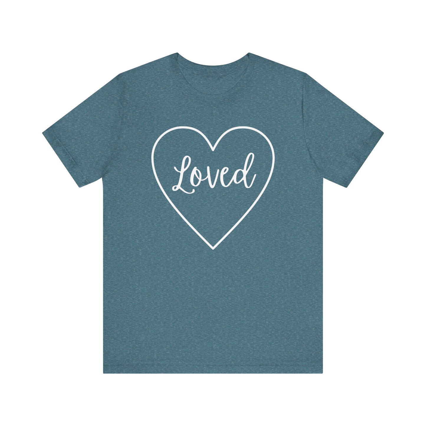 Loved Heart Unisex Jersey Tee