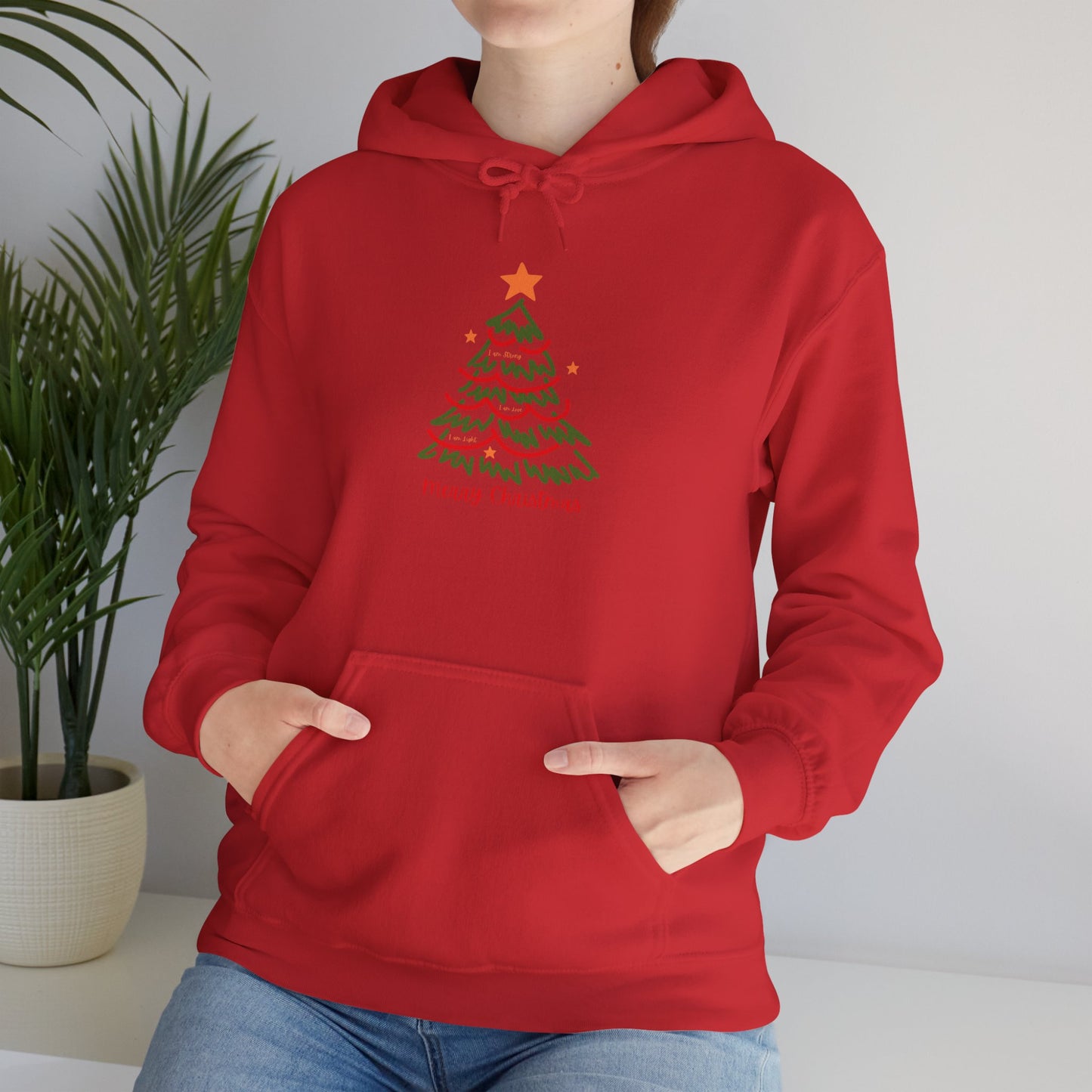 Christmas Tree Sketch Hoodie