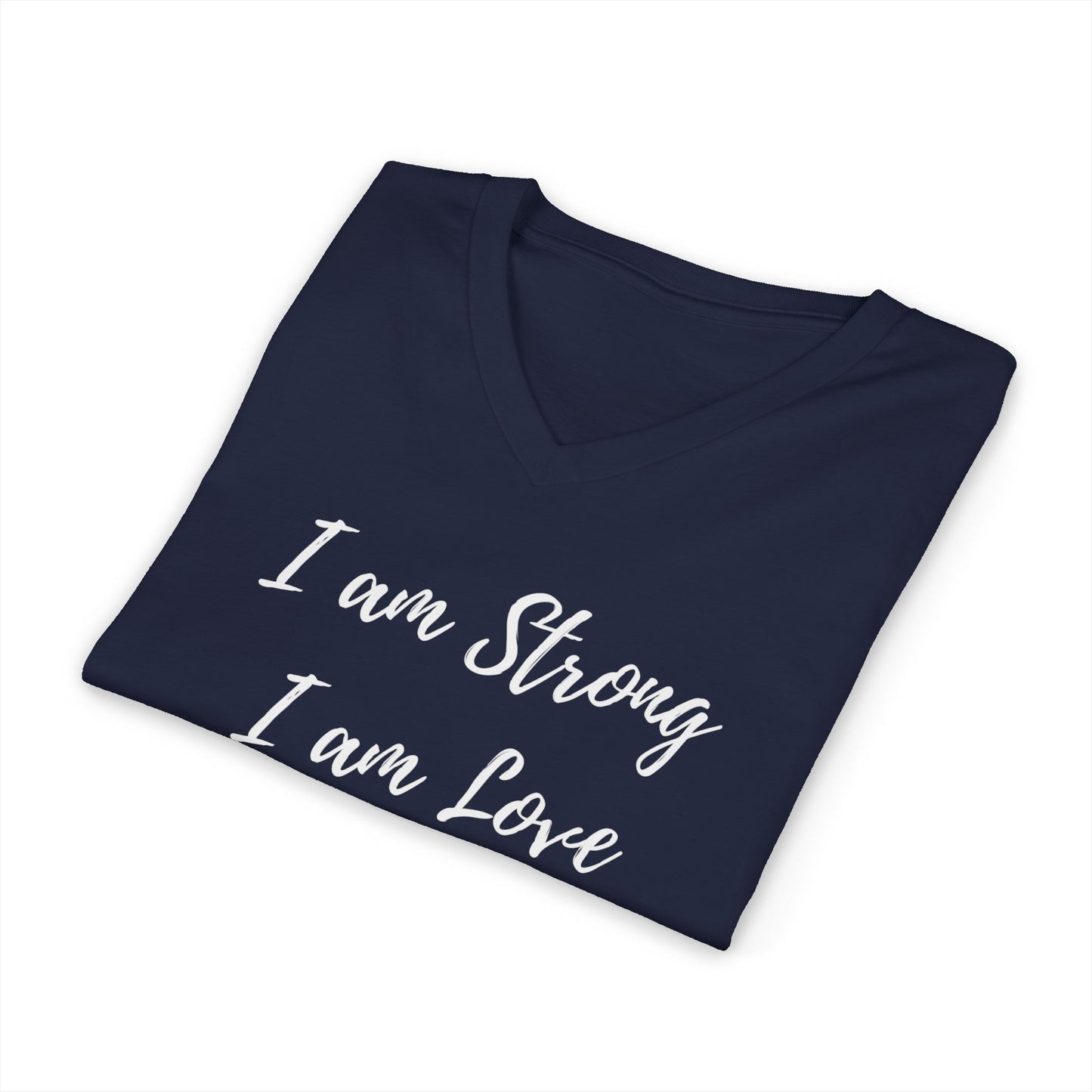 I am Light Jersey Short Sleeve V-Neck Tee