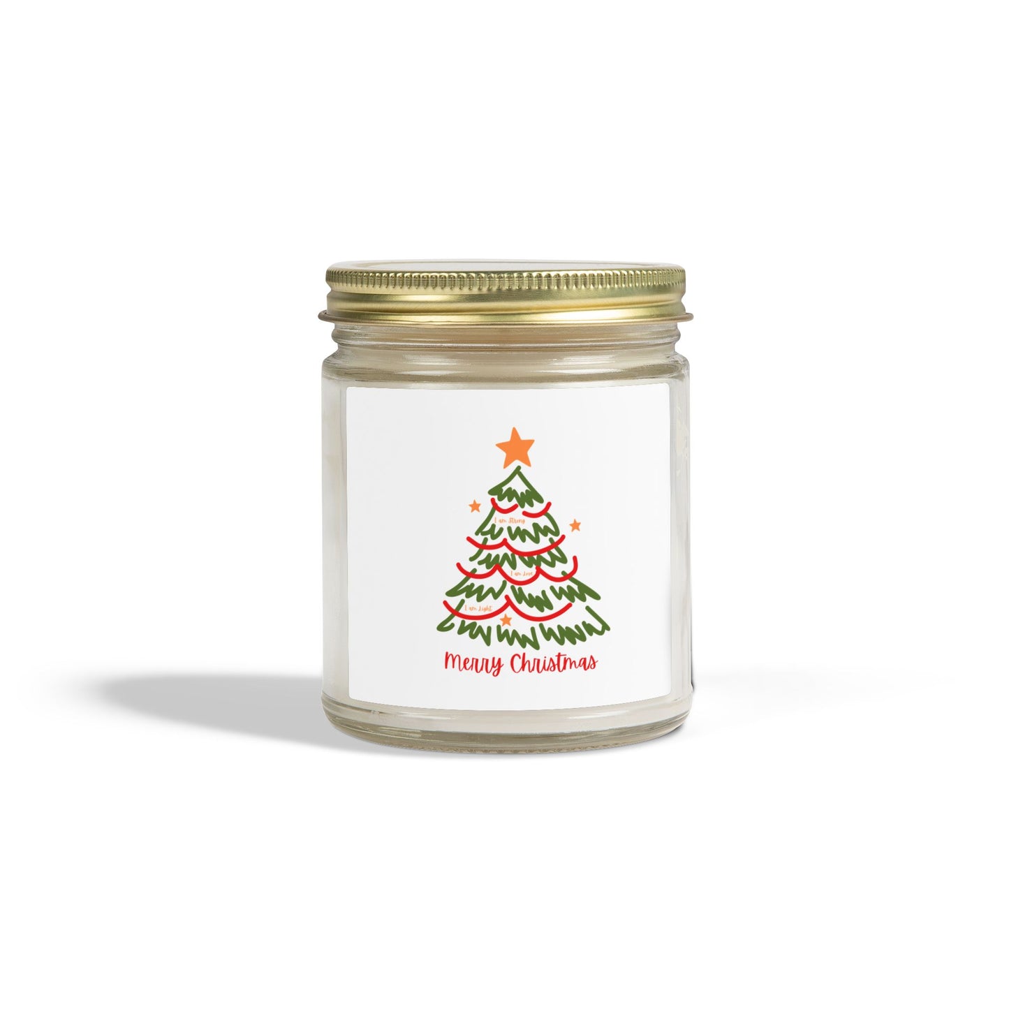 Christmas Tree Scented Candle Coconut Apricot Wax (4oz & 9oz)