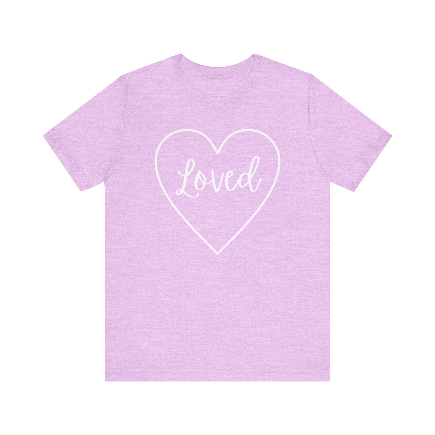 Loved Heart Unisex Jersey Tee
