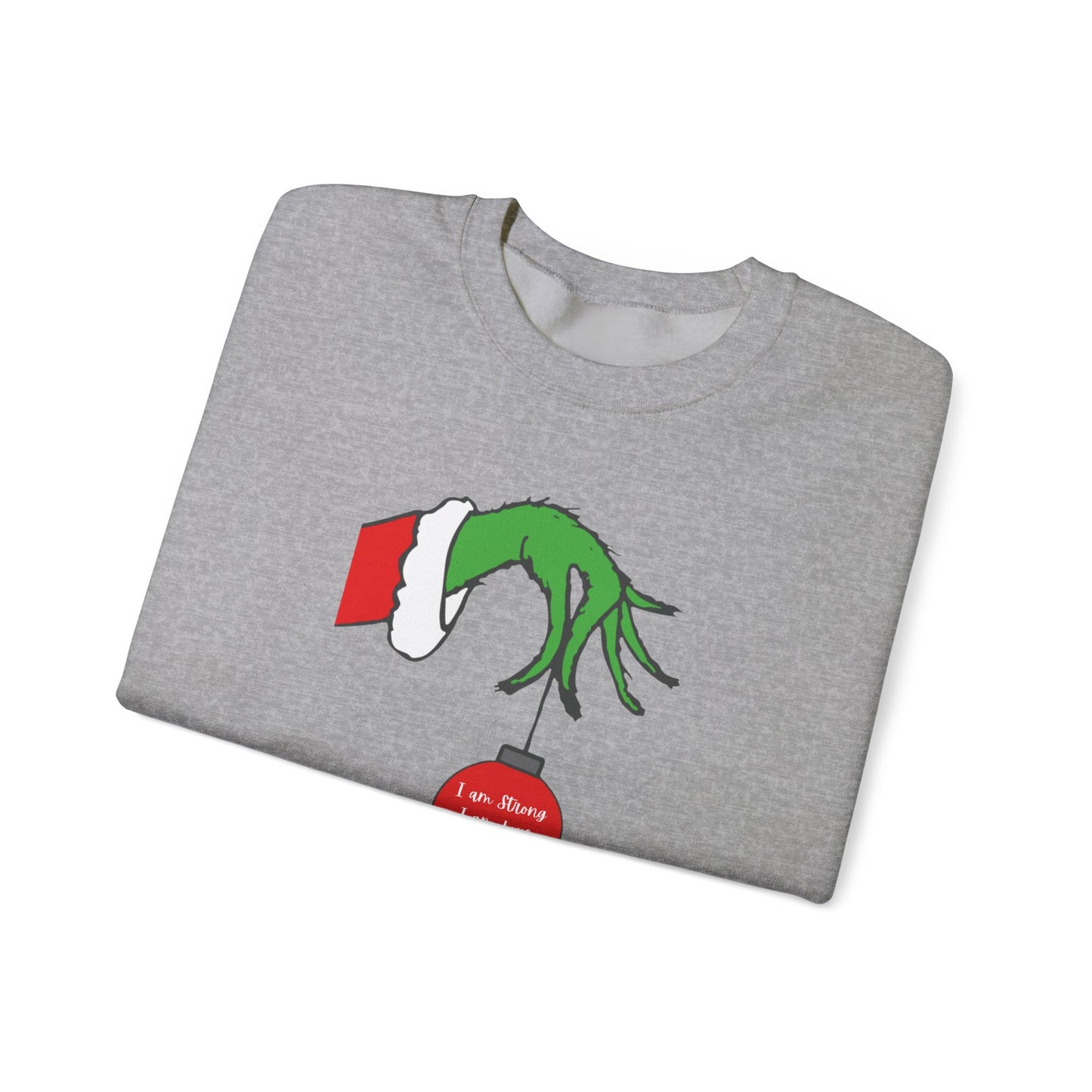 Grinch Hand Ornament Sweatshirt