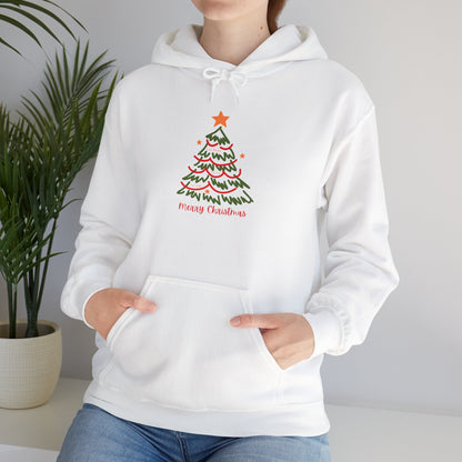 Christmas Tree Sketch Hoodie