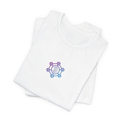 Bitcoin Blockchain Unisex Jersey Short Sleeve Tee