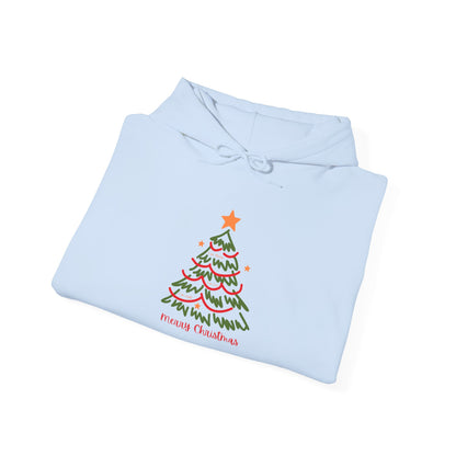 Christmas Tree Sketch Hoodie