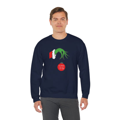 Grinch Hand Ornament Sweatshirt