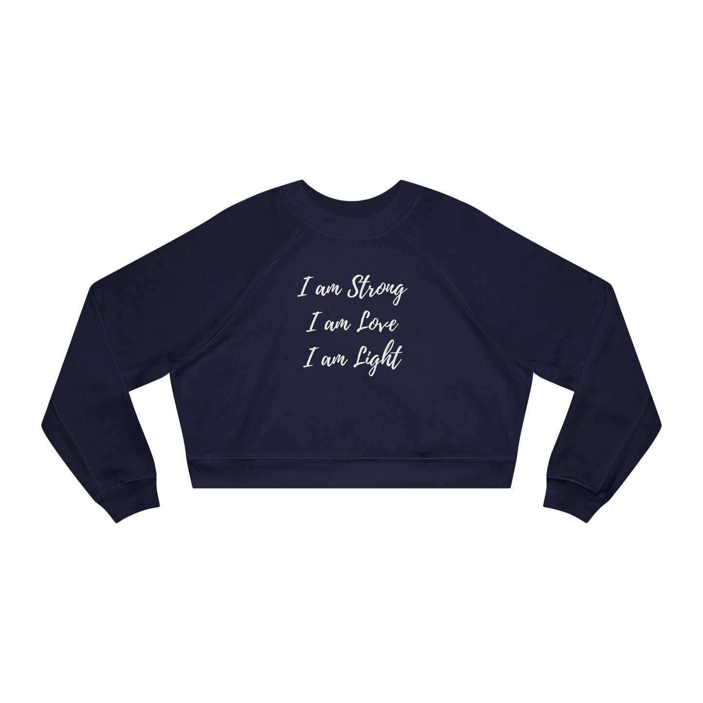I am Light Women's Cropped Fleece Pullover