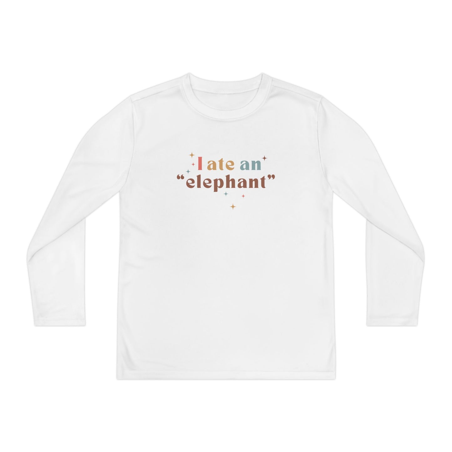 "I Ate an 'Elephant'" Teen Long Sleeve Tee