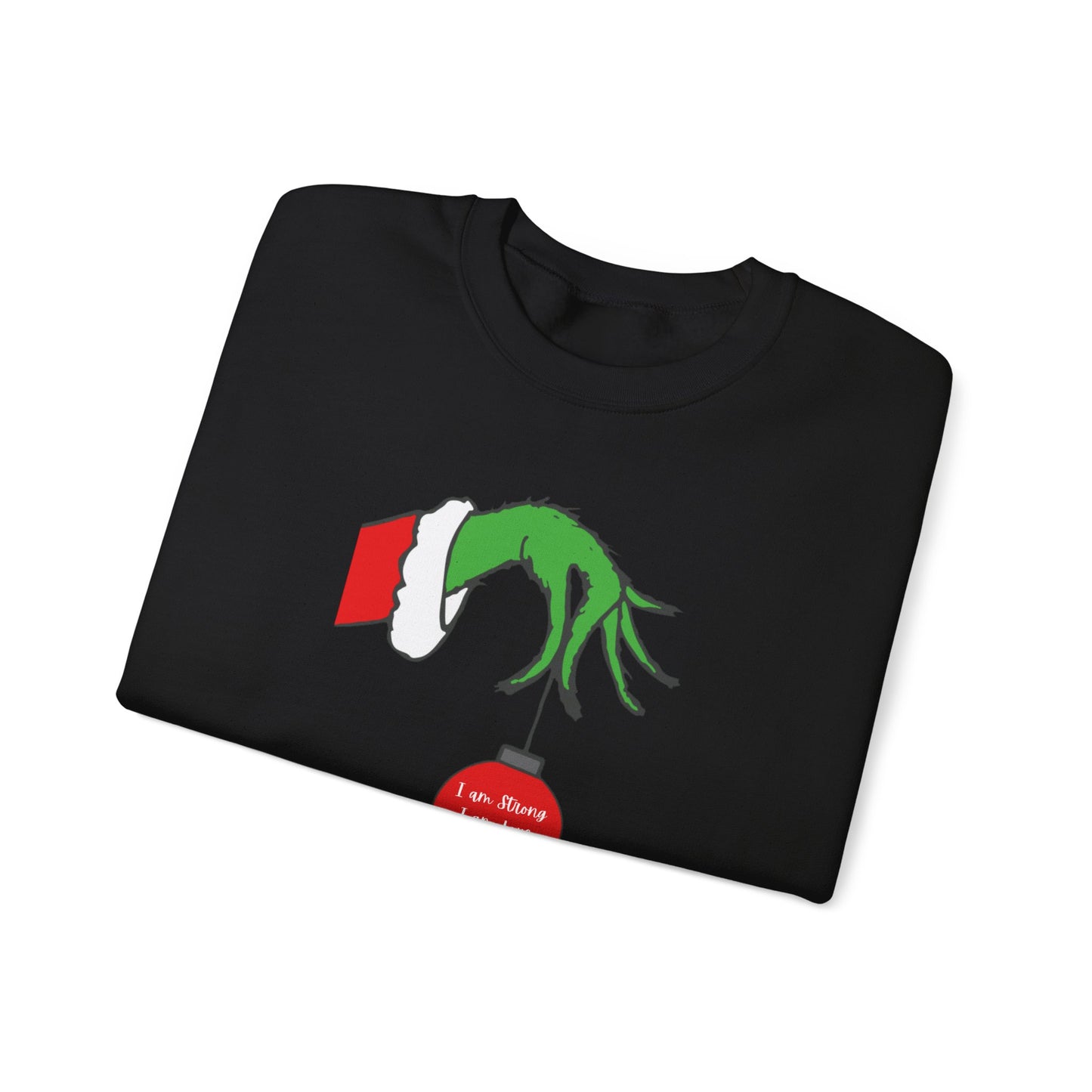 Grinch Hand Ornament Sweatshirt