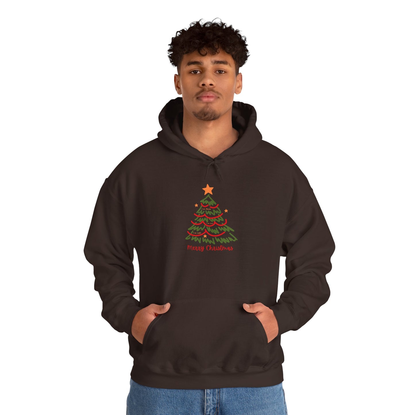 Christmas Tree Sketch Hoodie