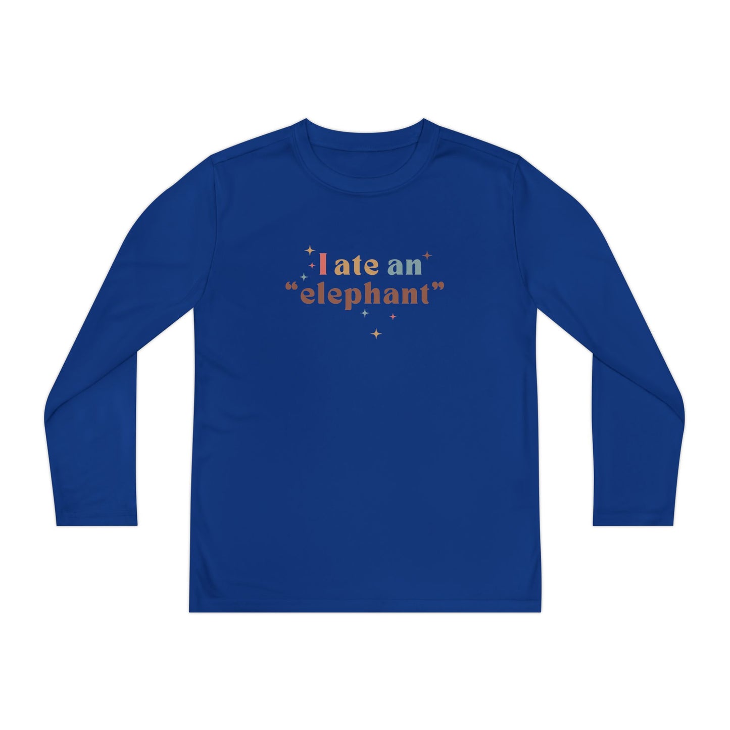 "I Ate an 'Elephant'" Teen Long Sleeve Tee