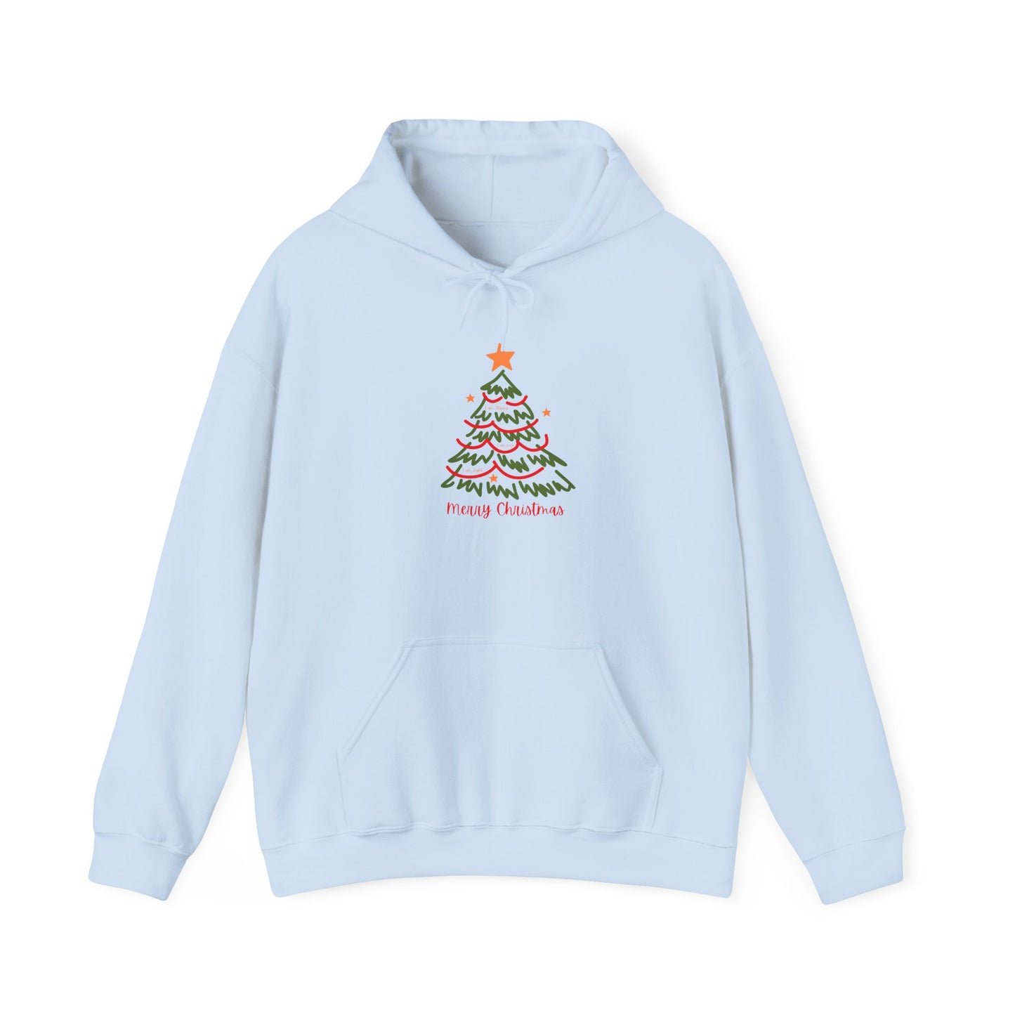 Christmas Tree Sketch Hoodie