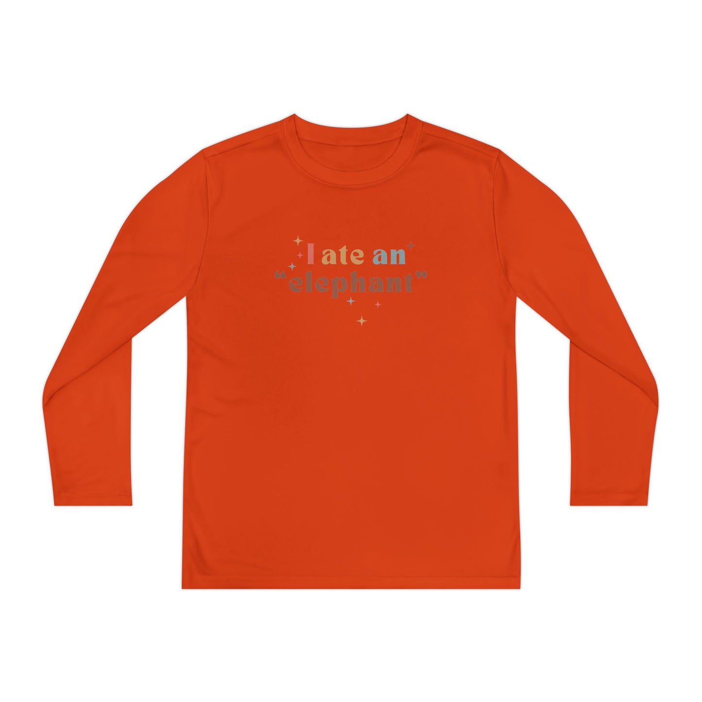 "I Ate an 'Elephant'" Teen Long Sleeve Tee