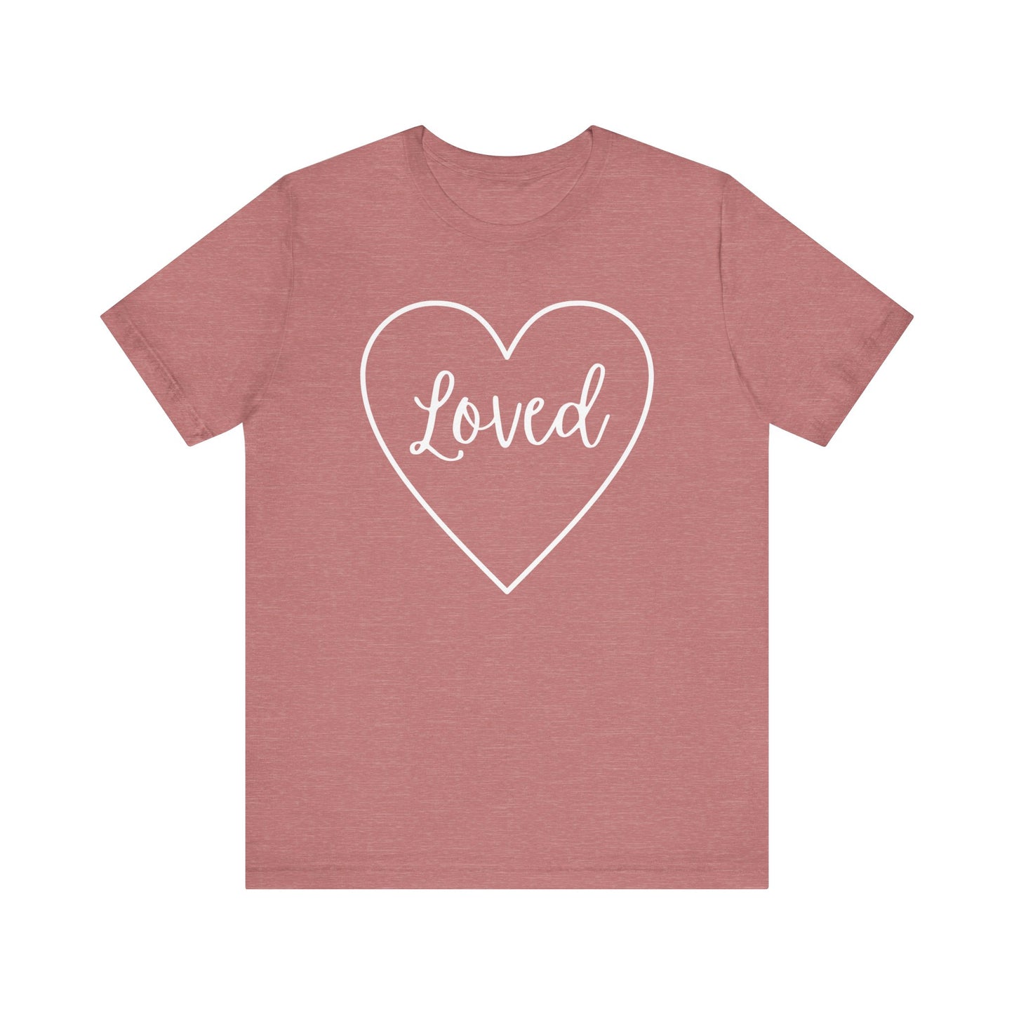 Loved Heart Unisex Jersey Tee