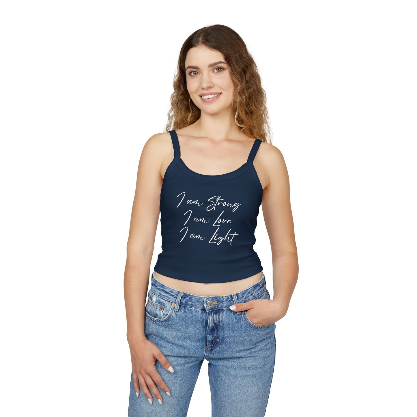 I am Light Women's Spaghetti Strap Tank Top