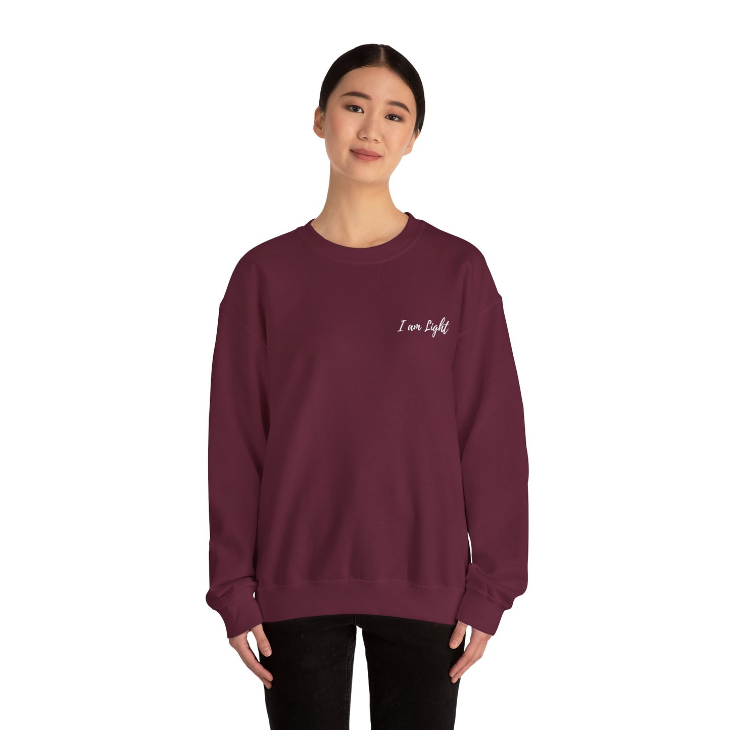 ‘LOVE’ Crewneck Sweatshirt  - Back Graphic