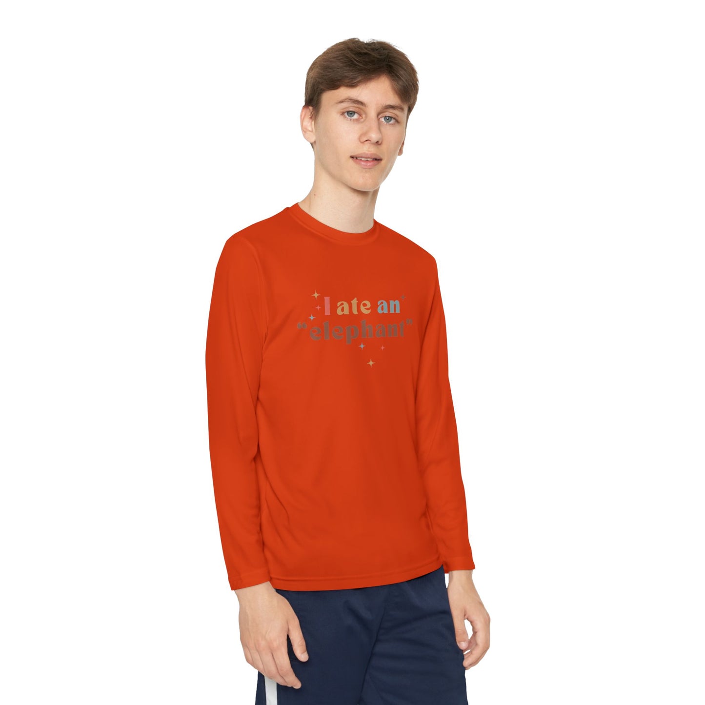 "I Ate an 'Elephant'" Teen Long Sleeve Tee