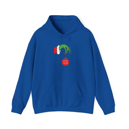 Grinch Hand Holding Ornament Hoodie