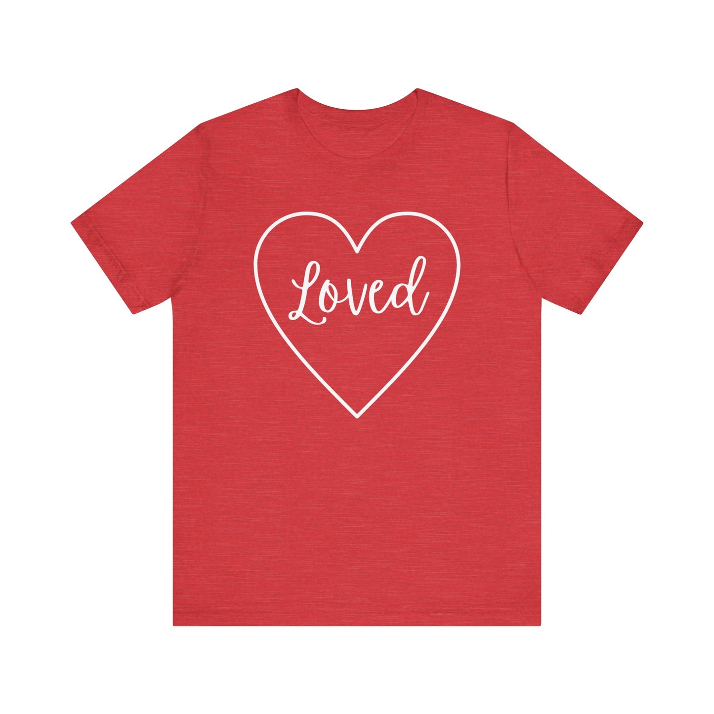 Loved Heart Unisex Jersey Tee