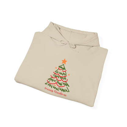 Christmas Tree Sketch Hoodie