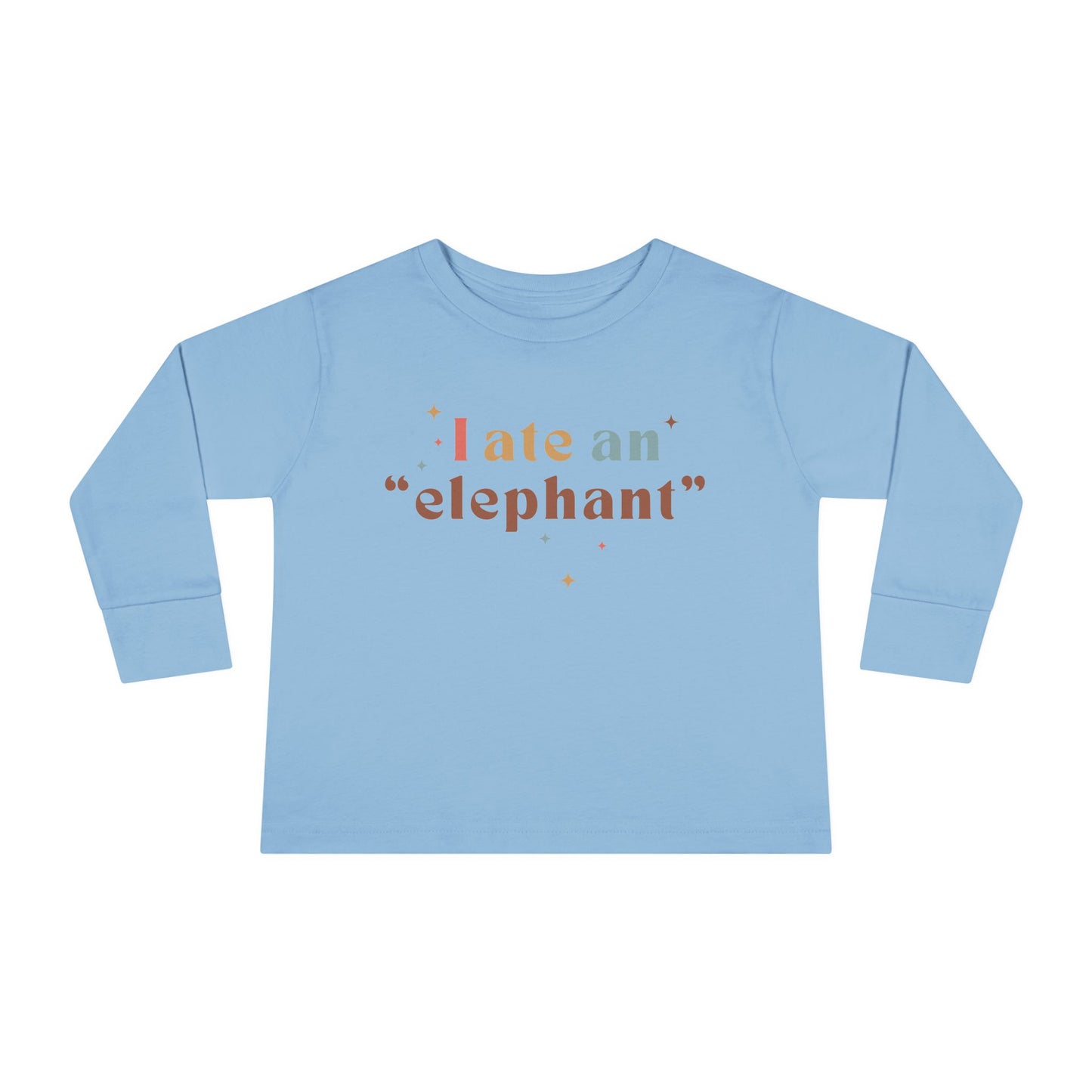 "I Ate an 'Elephant'" Kids Long Sleeve Tee