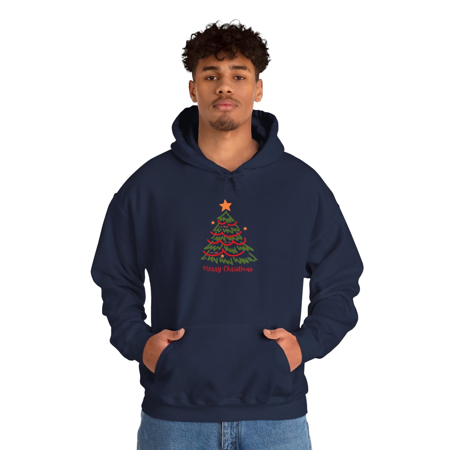 Christmas Tree Sketch Hoodie