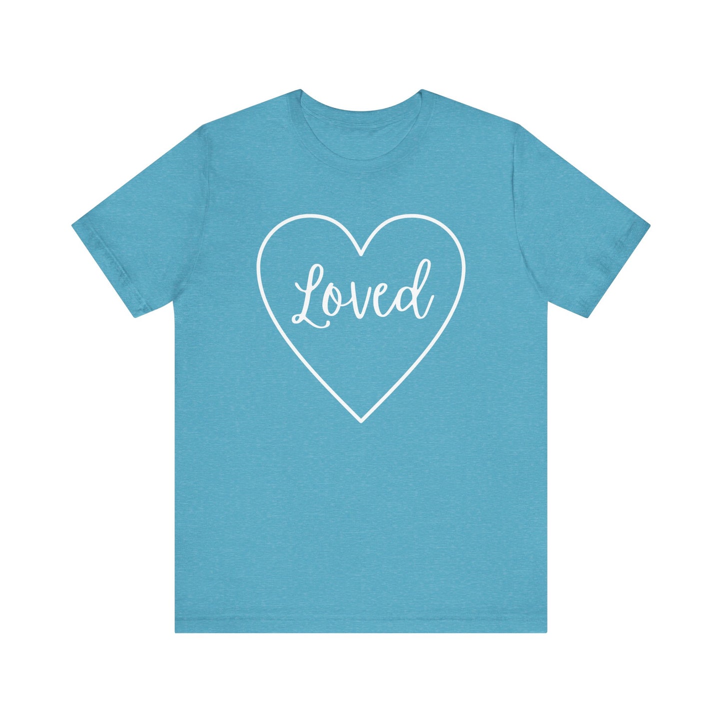 Loved Heart Unisex Jersey Tee