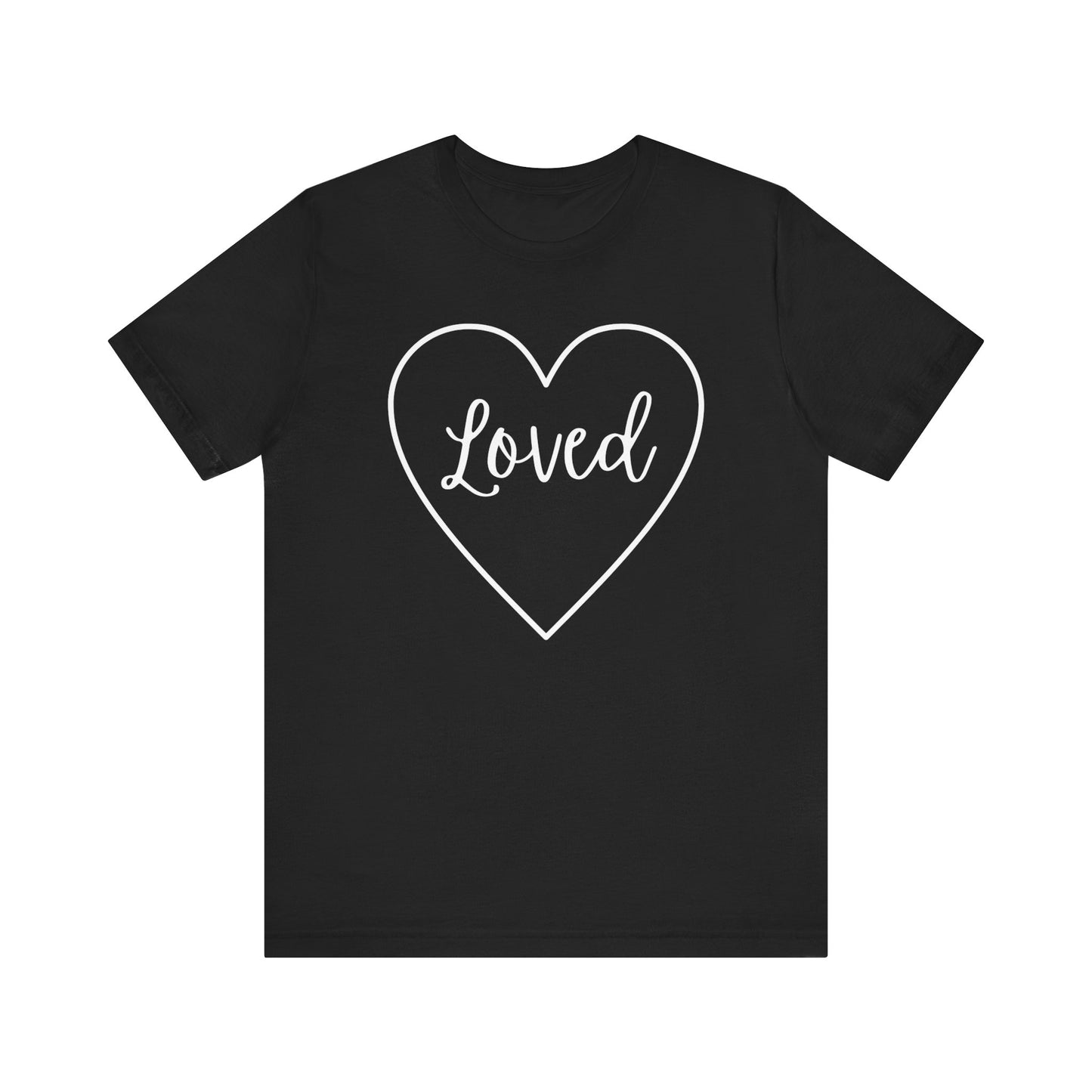 Loved Heart Unisex Jersey Tee