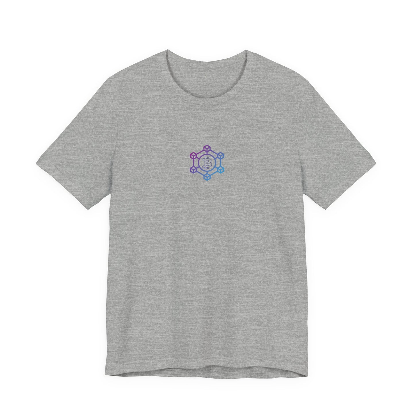Bitcoin Blockchain Unisex Jersey Short Sleeve Tee