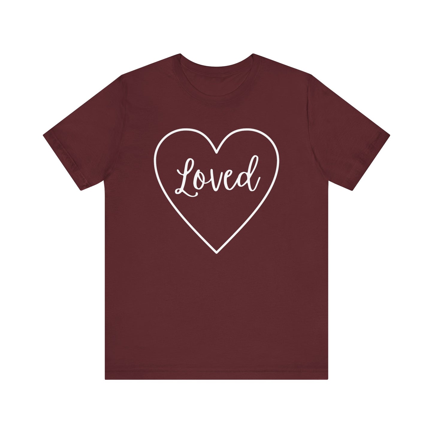 Loved Heart Unisex Jersey Tee