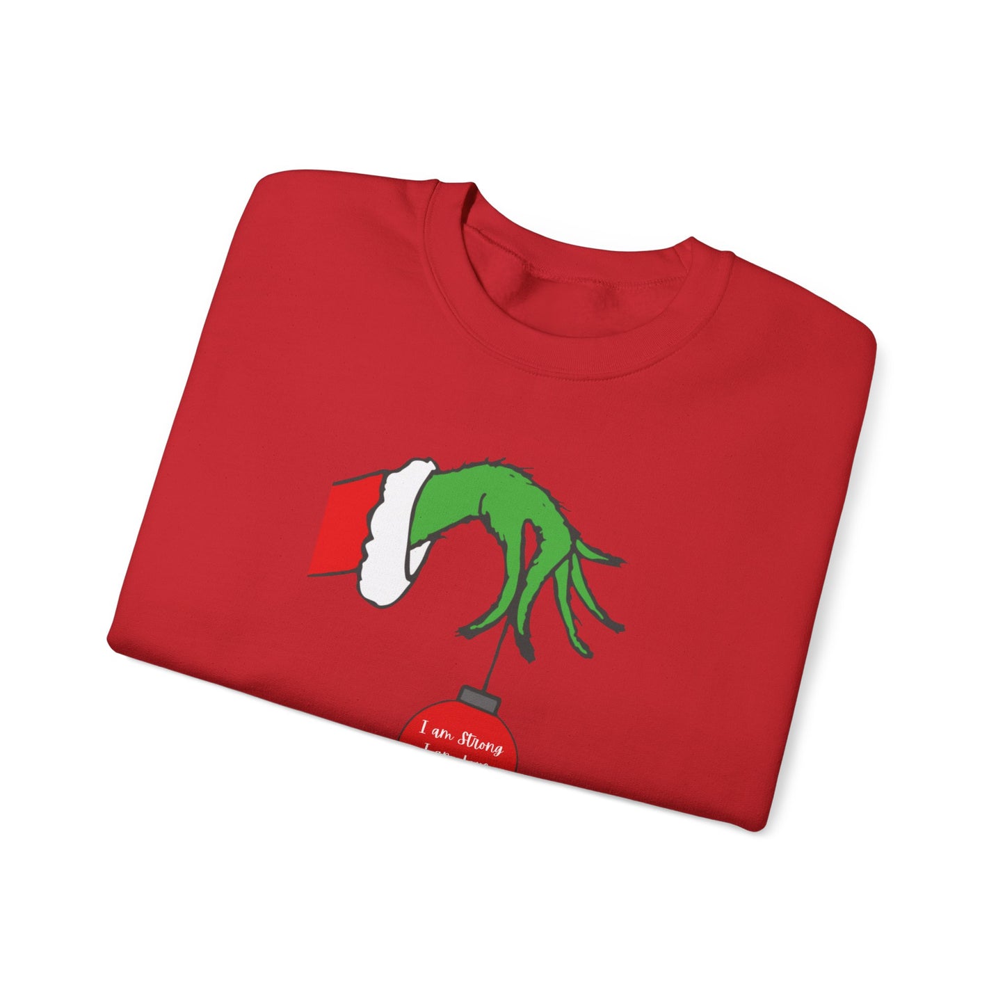 Grinch Hand Ornament Sweatshirt
