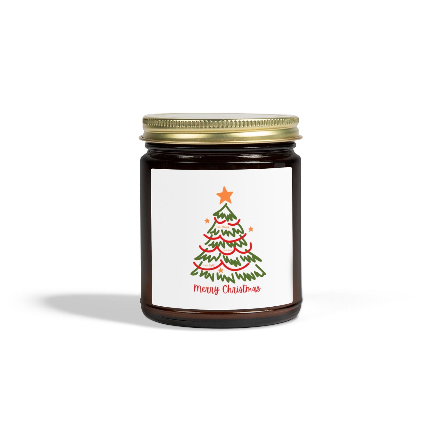 Christmas Tree Scented Candle Coconut Apricot Wax (4oz & 9oz)