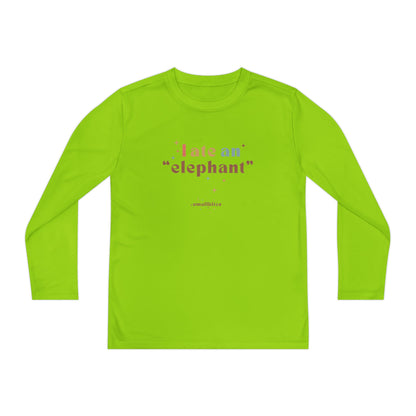 "I Ate an 'Elephant'" Teen Long Sleeve Tee