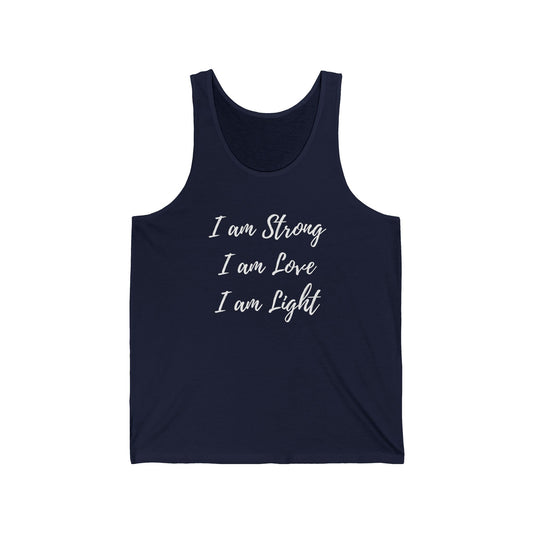 I am Light Unisex Jersey Tank
