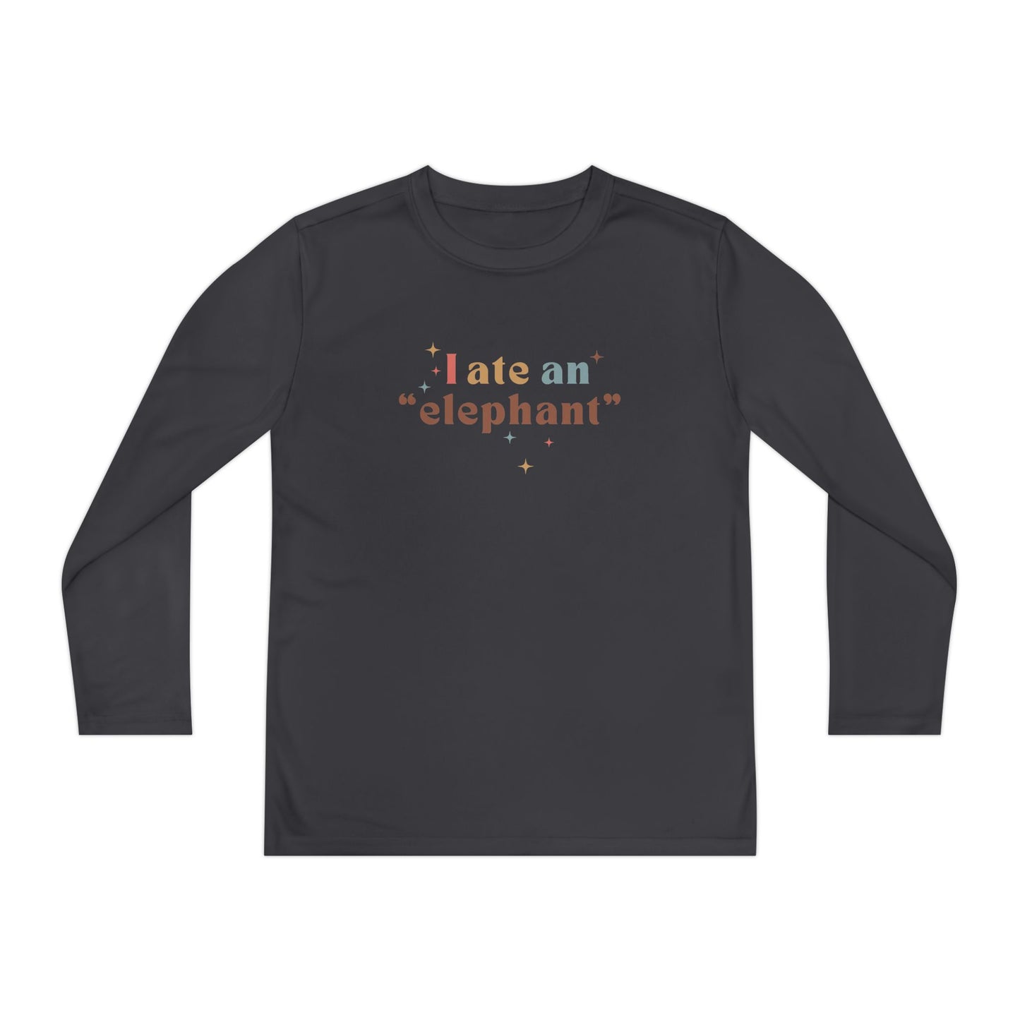 "I Ate an 'Elephant'" Teen Long Sleeve Tee