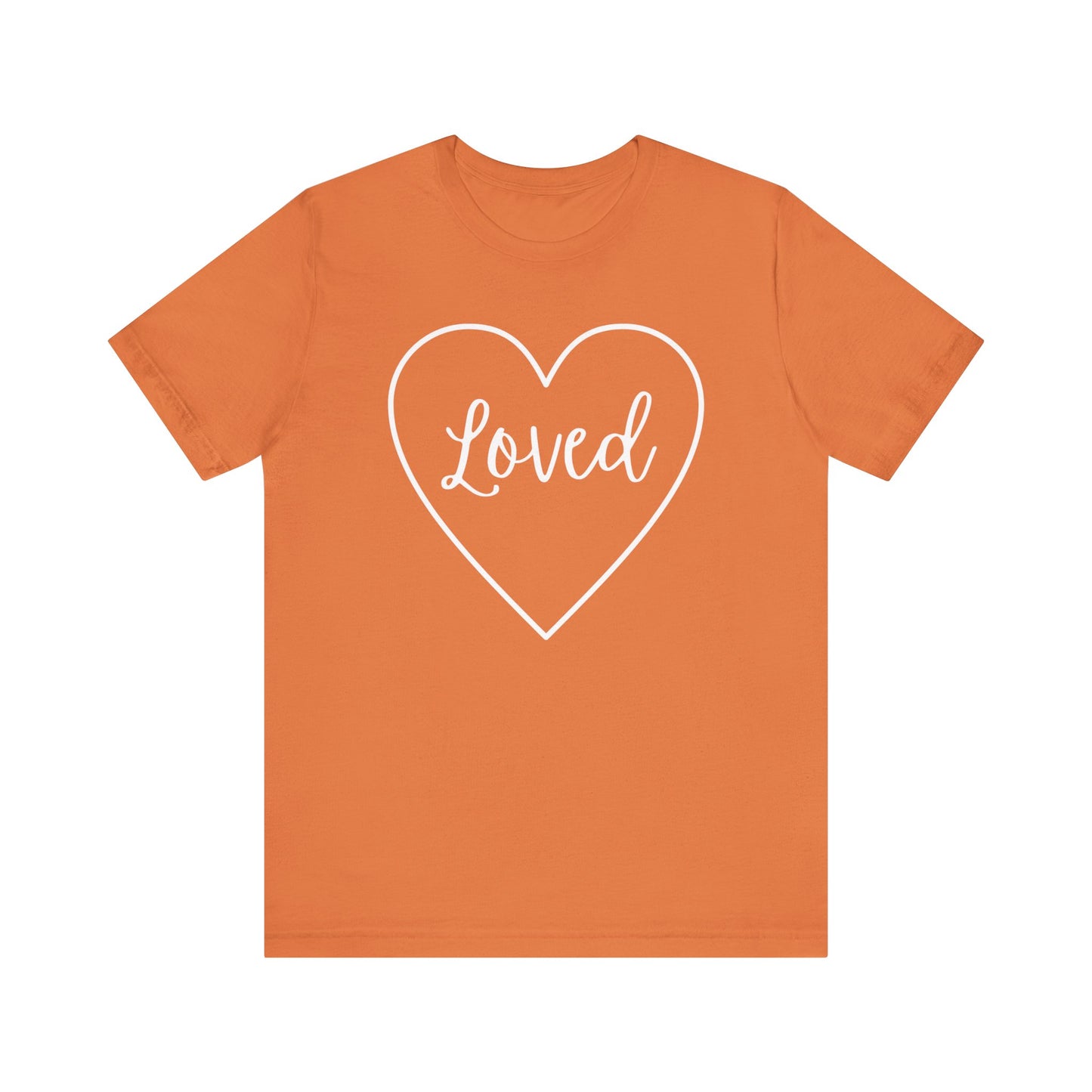 Loved Heart Unisex Jersey Tee
