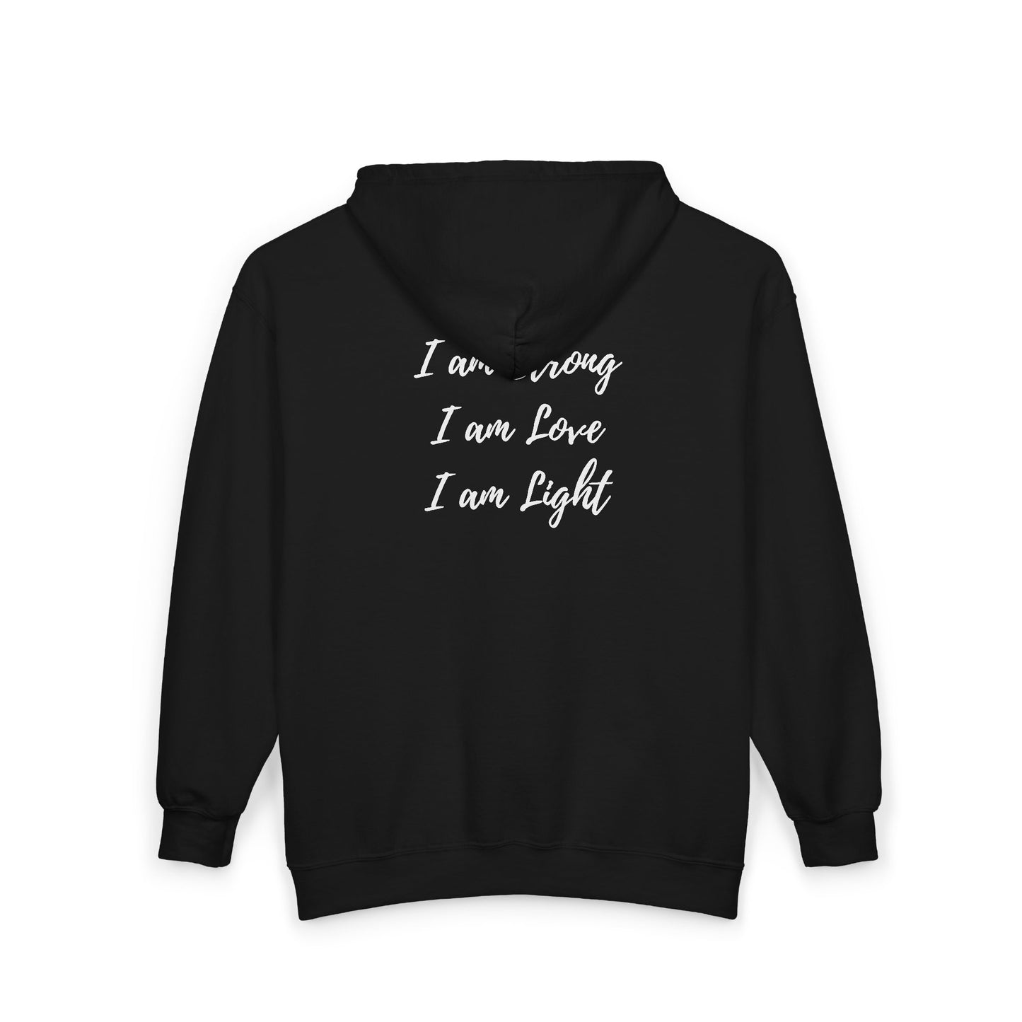 I am Light Unisex Heavy Blend™ Full Zip Hooded Sweatshirt