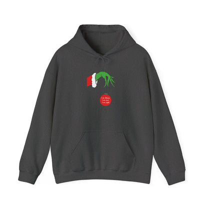 Grinch Hand Holding Ornament Hoodie